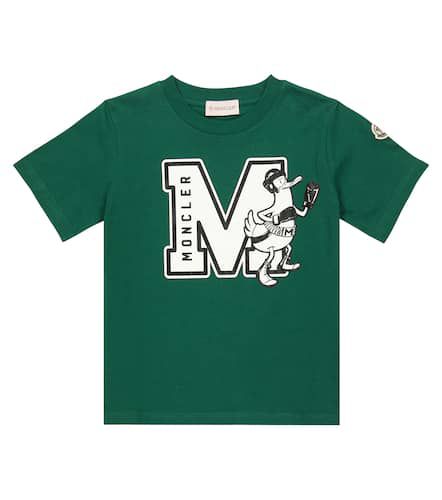 Printed cotton jersey T-shirt - Moncler Enfant - Modalova