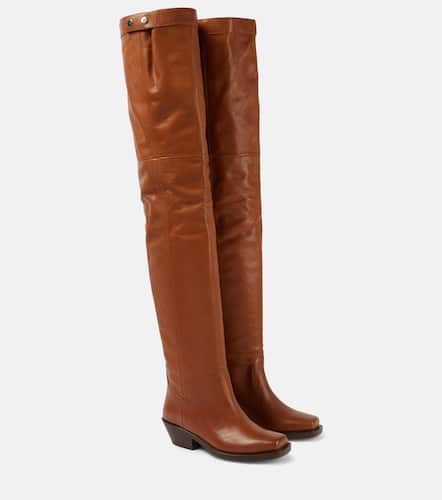 Amati leather over-the-knee boots - Isabel Marant - Modalova