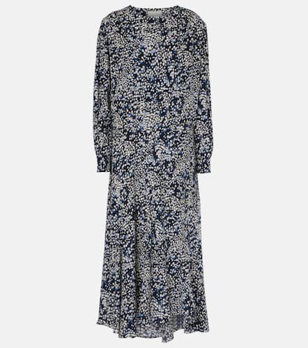 Hanane ruffled printed silk-blend maxi dress - Isabel Marant - Modalova