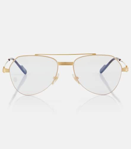 Premiere aviator glasses - Cartier Eyewear Collection - Modalova