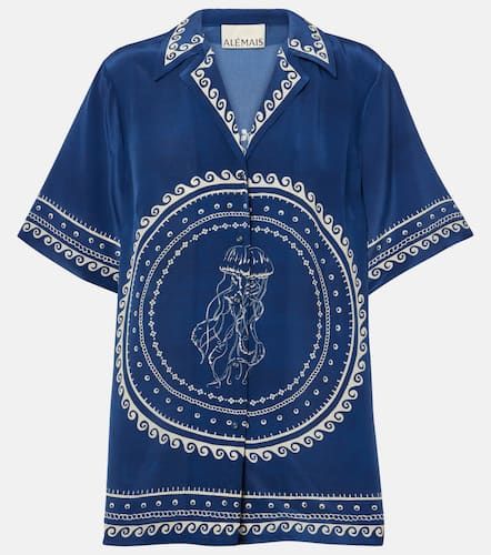 Alémais Camisa Oceane de seda estampada - Alemais - Modalova