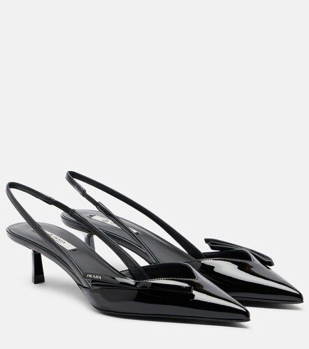 Patent leather slingback pumps - Prada - Modalova