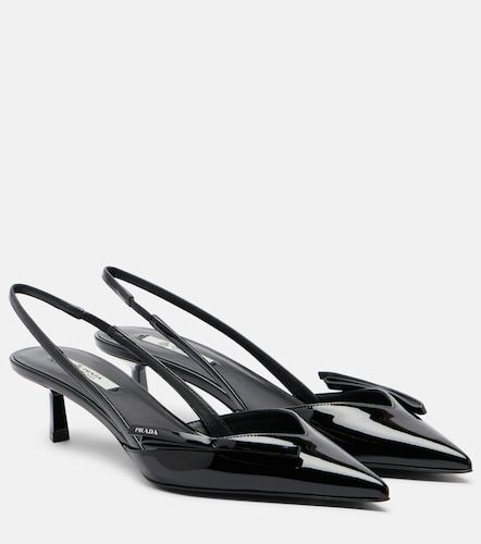 Patent leather slingback pumps - Prada - Modalova