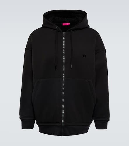 Zipped cotton-blend hoodie - Valentino - Modalova