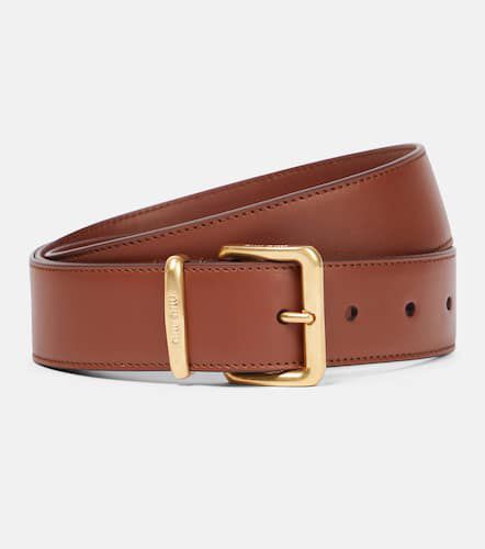 Miu Miu Leather belt - Miu Miu - Modalova