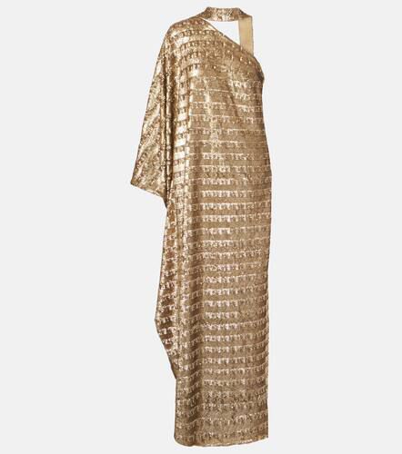 Gilded Ubud scarf-detail sequined gown - Taller Marmo - Modalova