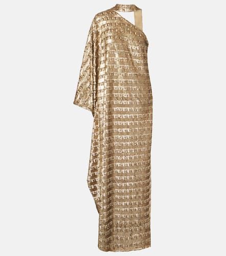 Gilded Ubud scarf-detail sequined gown - Taller Marmo - Modalova