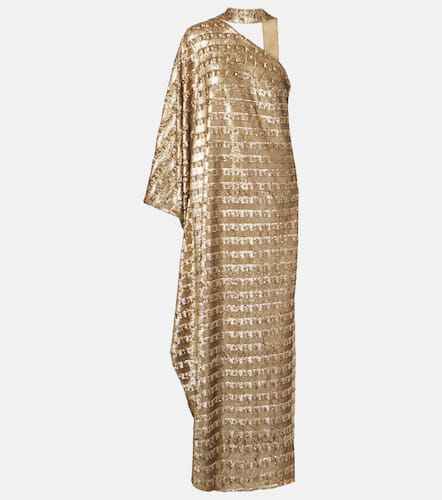 Gilded Ubud scarf-detail sequined gown - Taller Marmo - Modalova