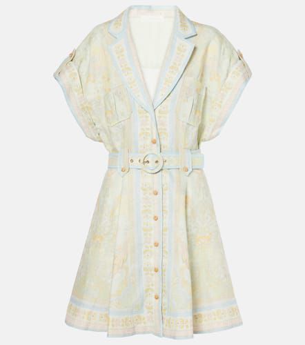 Acacia belted linen shirt dress - Zimmermann - Modalova