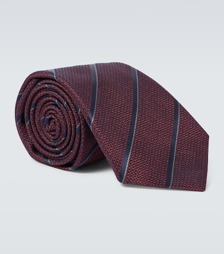 Canali Striped silk tie - Canali - Modalova