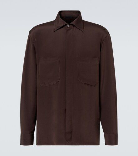 Saman Amel Camisa de seda - Saman Amel - Modalova