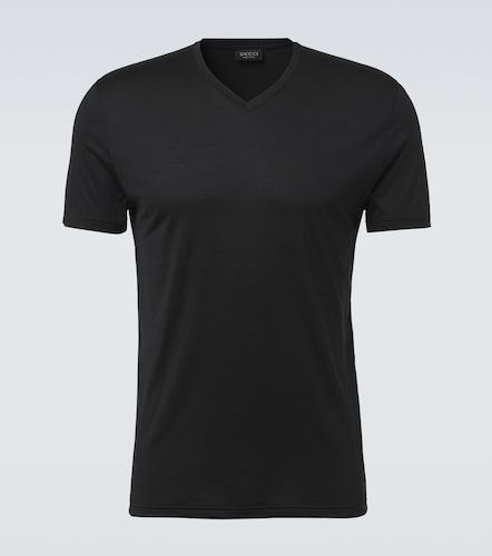 Gucci Camiseta de jersey de seda - Gucci - Modalova
