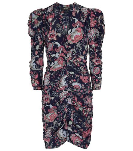 Vestido corto Celina de seda elástica floral - Isabel Marant - Modalova