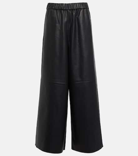 Sydney wide-leg leather pants - The Frankie Shop - Modalova