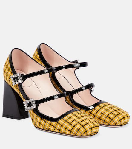 Très Vivier Babies tweed checked pumps - Roger Vivier - Modalova