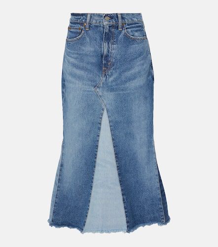 Deconstructed denim midi skirt - Polo Ralph Lauren - Modalova