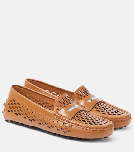 Mocasines Gommino de piel perforada - Tod's - Modalova