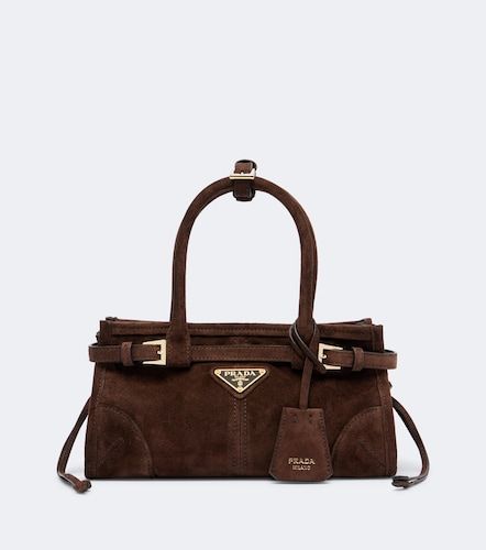 Prada Borsa Bonnie Mini in suede - Prada - Modalova