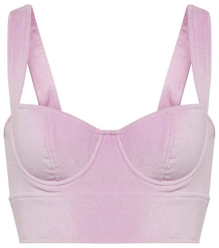 Alex Perry Top bustier Cole de pana - Alex Perry - Modalova