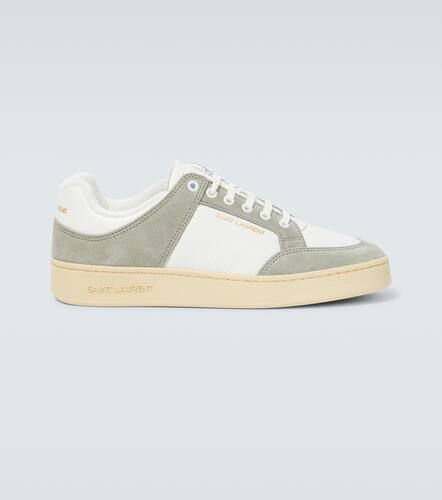 SL/61 leather and suede sneakers - Saint Laurent - Modalova