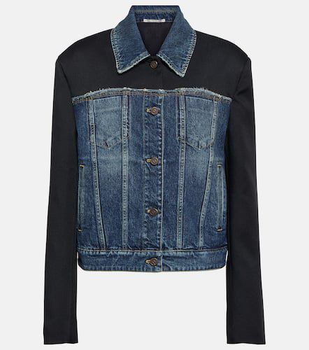 Twill-paneled denim jacket - Stella McCartney - Modalova