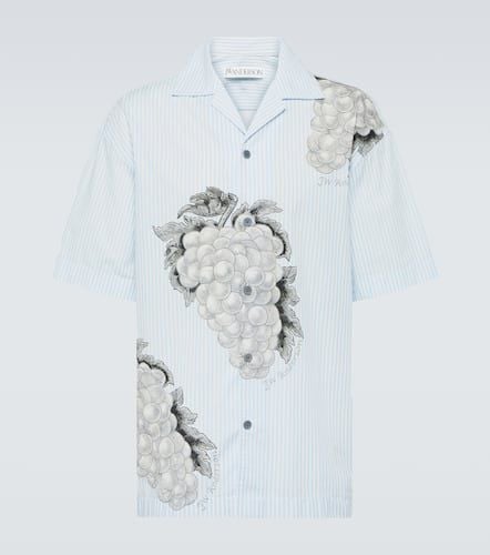 Camicia in popeline di cotone a righe - JW Anderson - Modalova