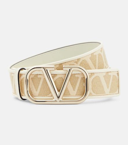 Cinturón Toile Iconographe de efecto rafia - Valentino - Modalova