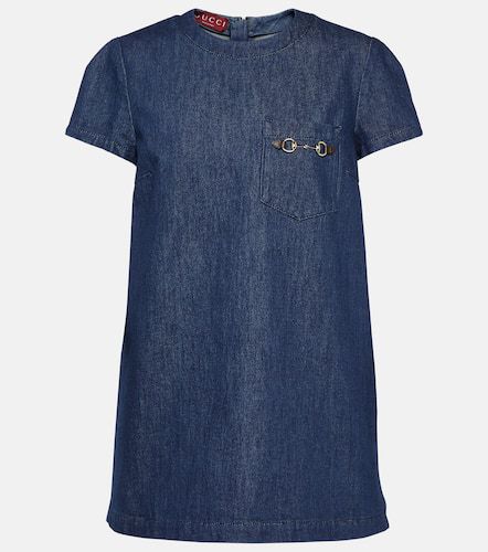 Gucci Horsebit denim minidress - Gucci - Modalova