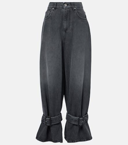 Jeans a gamba larga e vita media - JW Anderson - Modalova