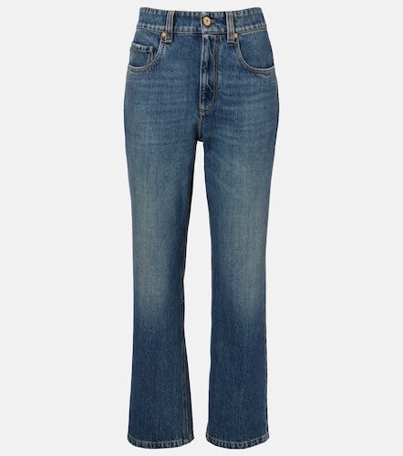 Cropped straight jeans - Brunello Cucinelli - Modalova