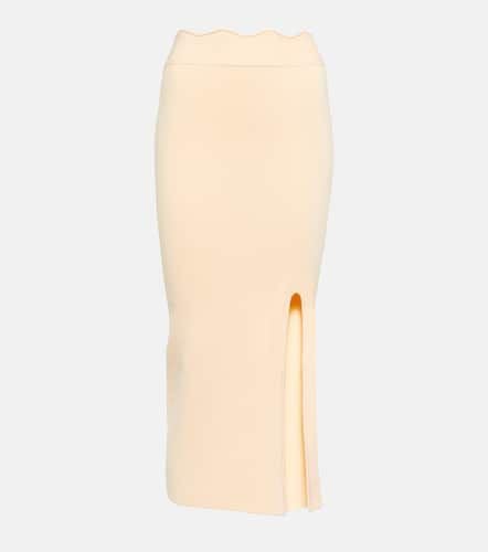 Galvan Delia scalloped midi skirt - Galvan - Modalova