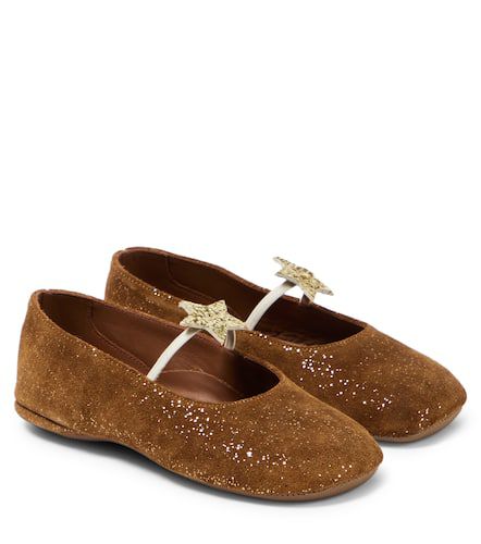 PèPè Ballerine Stellato in suede con glitter - PePe - Modalova