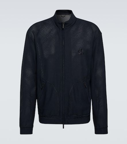 Giacca blouson con ricamo - Giorgio Armani - Modalova