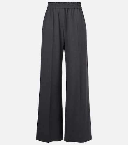 Wide-Leg Jeans aus einem Wollgemisch - Brunello Cucinelli - Modalova