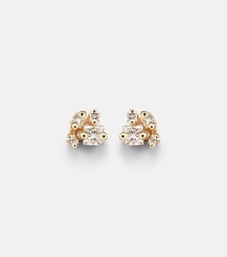 Kt earrings with diamonds - Suzanne Kalan - Modalova