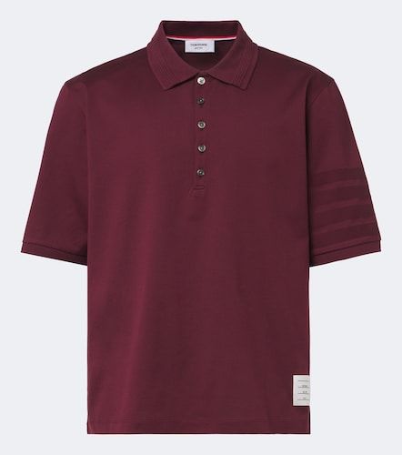 Thom Browne Polo 4-Bar in cotone - Thom Browne - Modalova