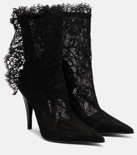 McQueen Heron lace ankle boots - McQueen - Modalova
