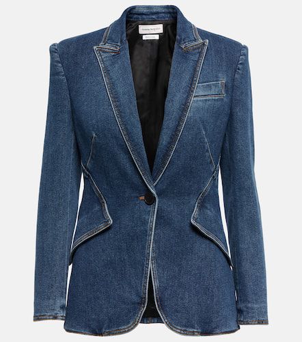 Alexander McQueen Blazer de denim - Alexander McQueen - Modalova