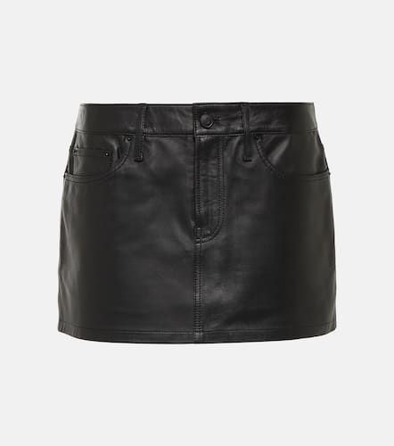 Micro leather miniskirt - Wardrobe.NYC - Modalova