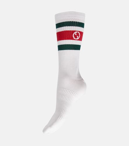 Interlocking G cotton-blend socks - Gucci - Modalova