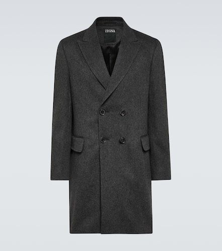 Zegna Cappotto in misto lana - Zegna - Modalova