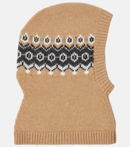 Granada intarsia cashmere ski mask - Khaite - Modalova