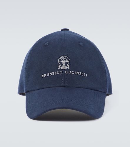 Gorra de algodón con logo - Brunello Cucinelli - Modalova