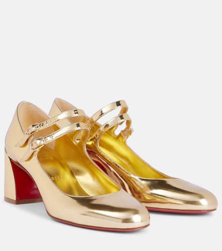 Mary-Jane-Pumps Miss Jane aus Metallic-Leder - Christian Louboutin - Modalova