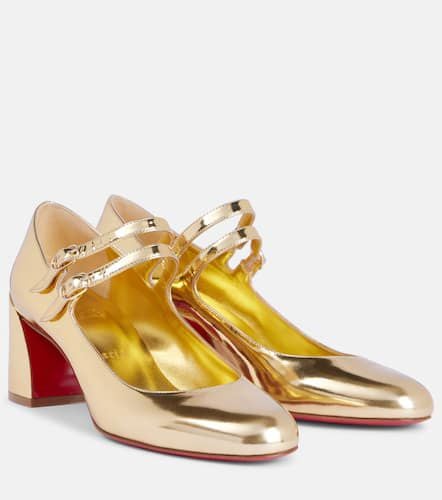 Miss Jane mirrored leather Mary Jane pumps - Christian Louboutin - Modalova