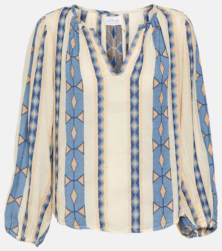 Bedruckte Bluse aus Baumwolle - Velvet - Modalova