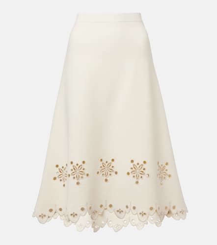 Melly scalloped crepe midi skirt - Altuzarra - Modalova