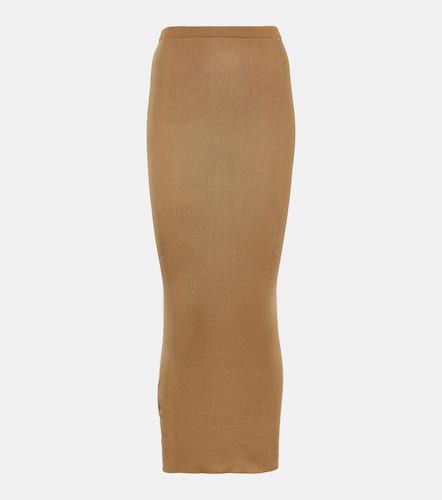 Prada High-rise silk midi skirt - Prada - Modalova