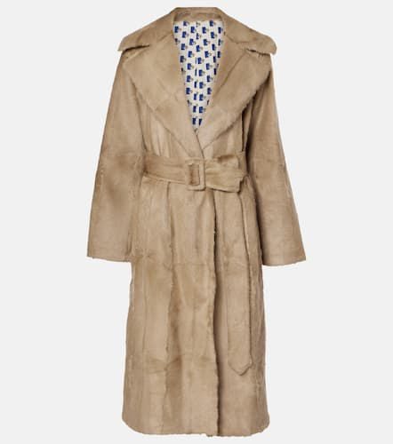 Burberry Shearling trench coat - Burberry - Modalova