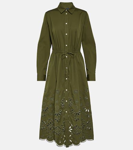 Embroidered cotton shirt dress - Polo Ralph Lauren - Modalova